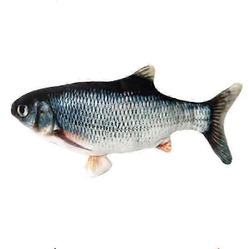 Interactive cat toy Splashing Fish Grey