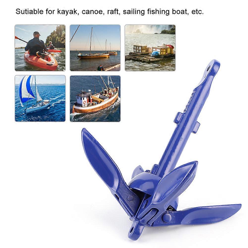 Foldable Anchor Aluminum Alloy Grapnels Docking Hardware for Marine Yacht Kayak Canoes