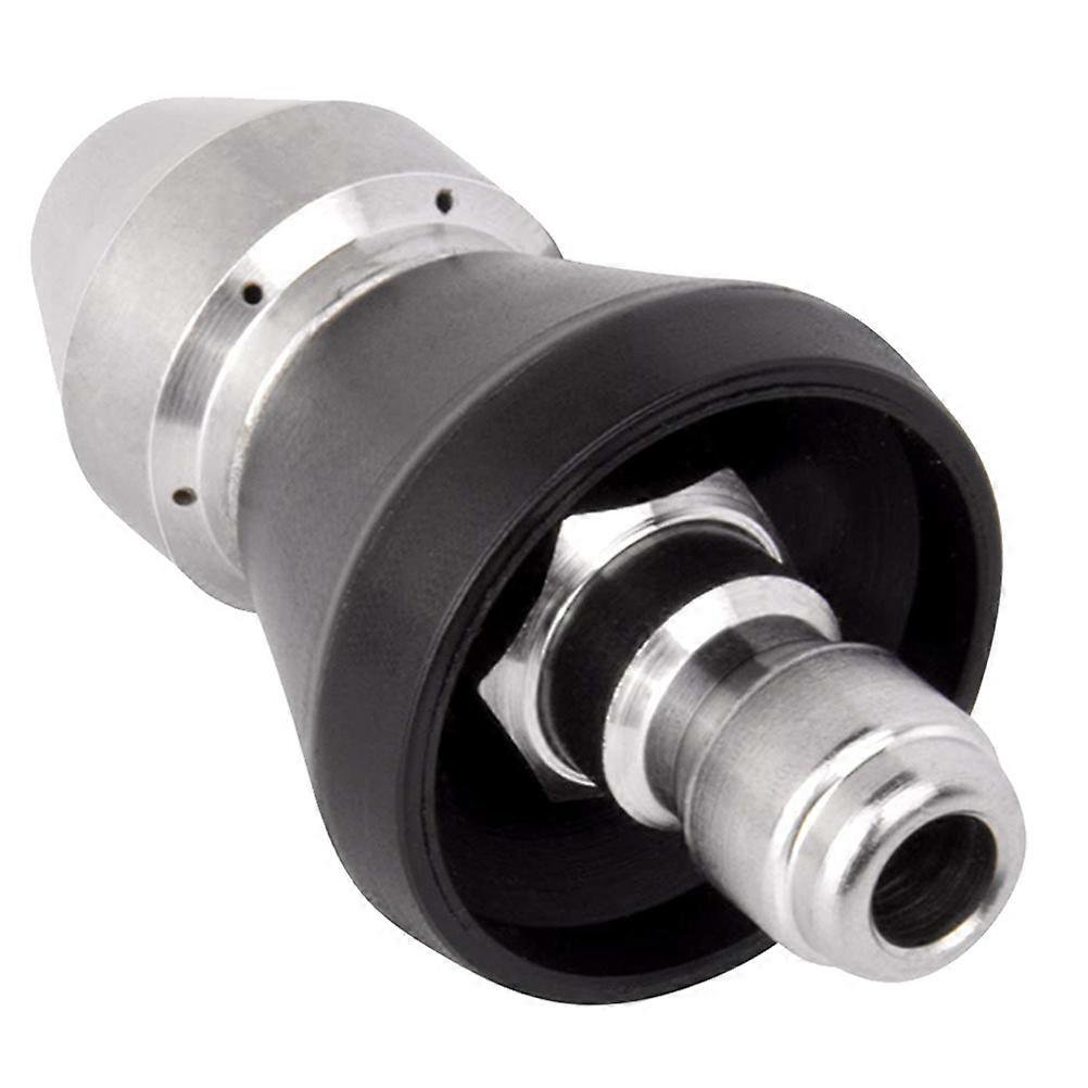High Pressure Jet Nozzle for Drain Pipes Made of Stainless Steel Black Color for Daily Use Small