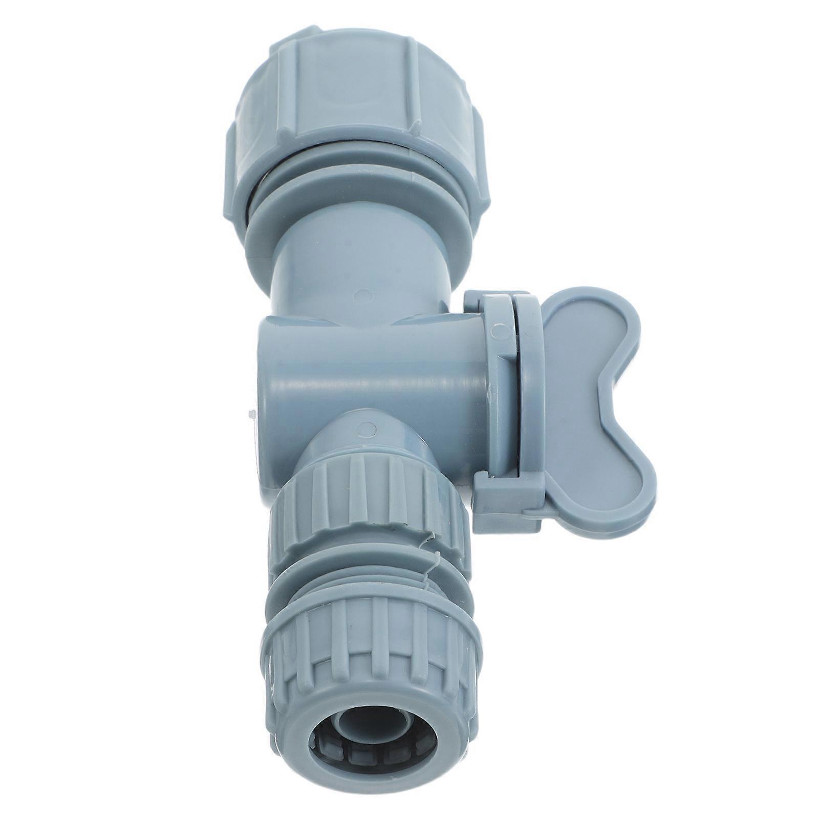 Hose Splitter Valve Water Distribution Flow Control Quick Connect Switch Function Rectangular Shape 1Pcs