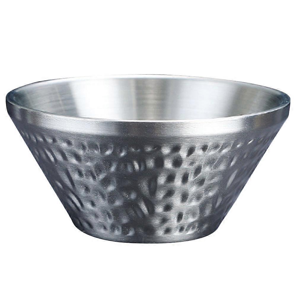 Stainless Steel Serving Bowl for Kitchen Use Lightweight Portable Smooth Inch Silver