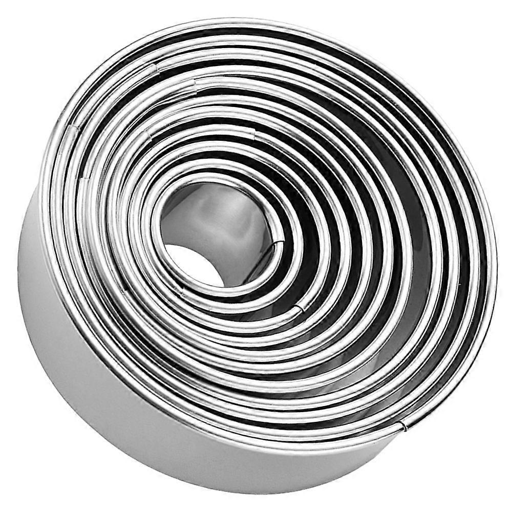 Stainless Steel Cake Rings for Baking Use Silver Color Smooth Edges Excellent Texture 4 Inch