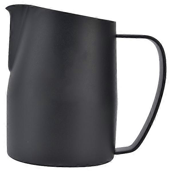 Thickened milk frothing pitcher pointed spout foam cup 450ml with facet top PTFE coating for coffee machine CafeBlack