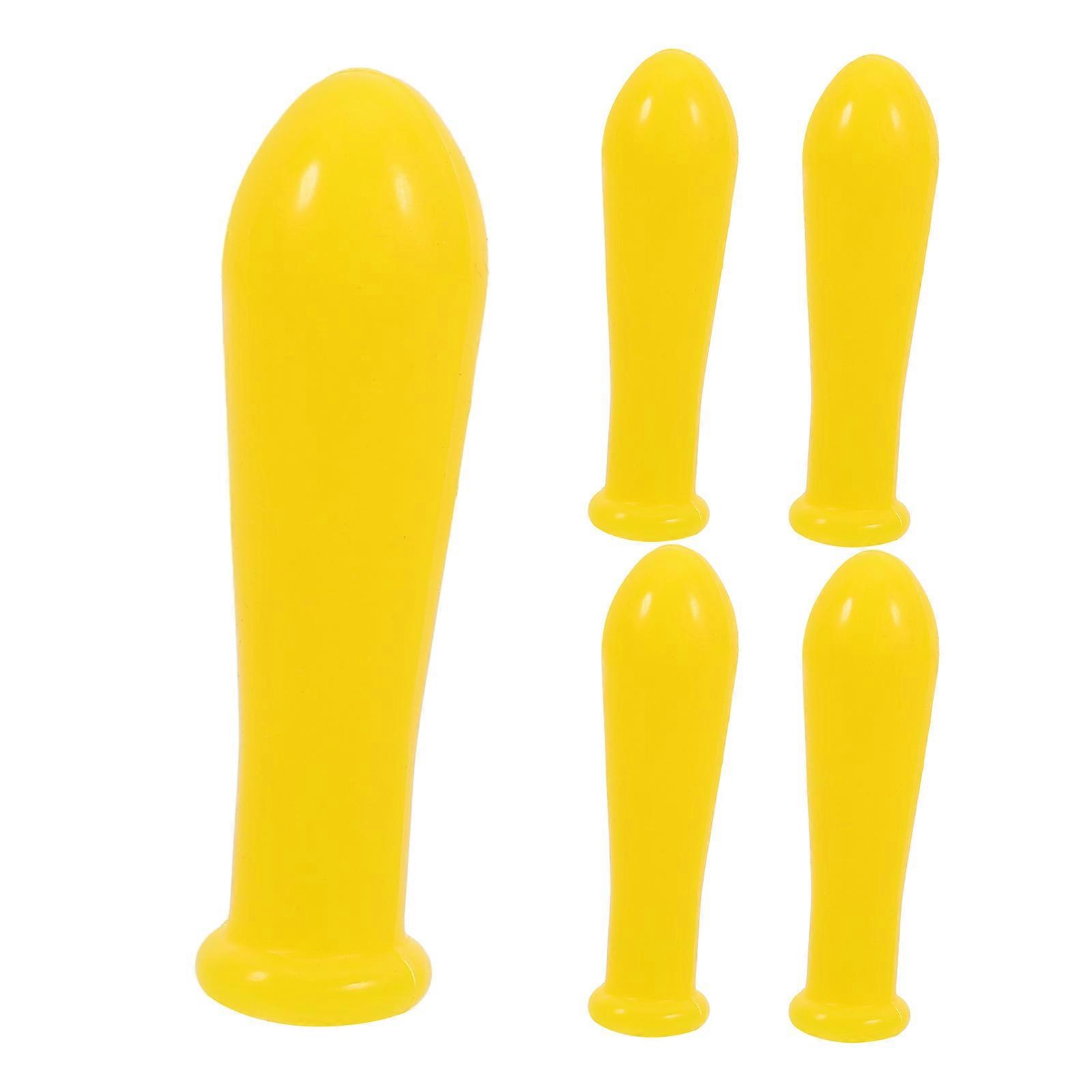 Scale Pipette Caps Graduated Droppers for Laboratory Work Black 5Pcs Elasticity