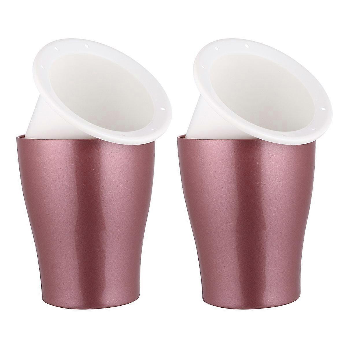 Fashion Plastic Lazy Flower Pot For Indoor Use Water Storage Solution 2Pcs