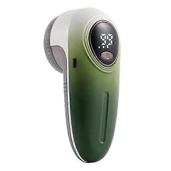 Fabric Shaver Lint Remover Rechargeable 6-Blade Clothes Shaver LED Display Sweater Defuzzer for Wool Cashmere Blanket Curtain Couch