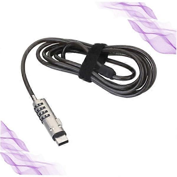 1 pc Hardware Security Cable Lock Computer Security Lock Notebook