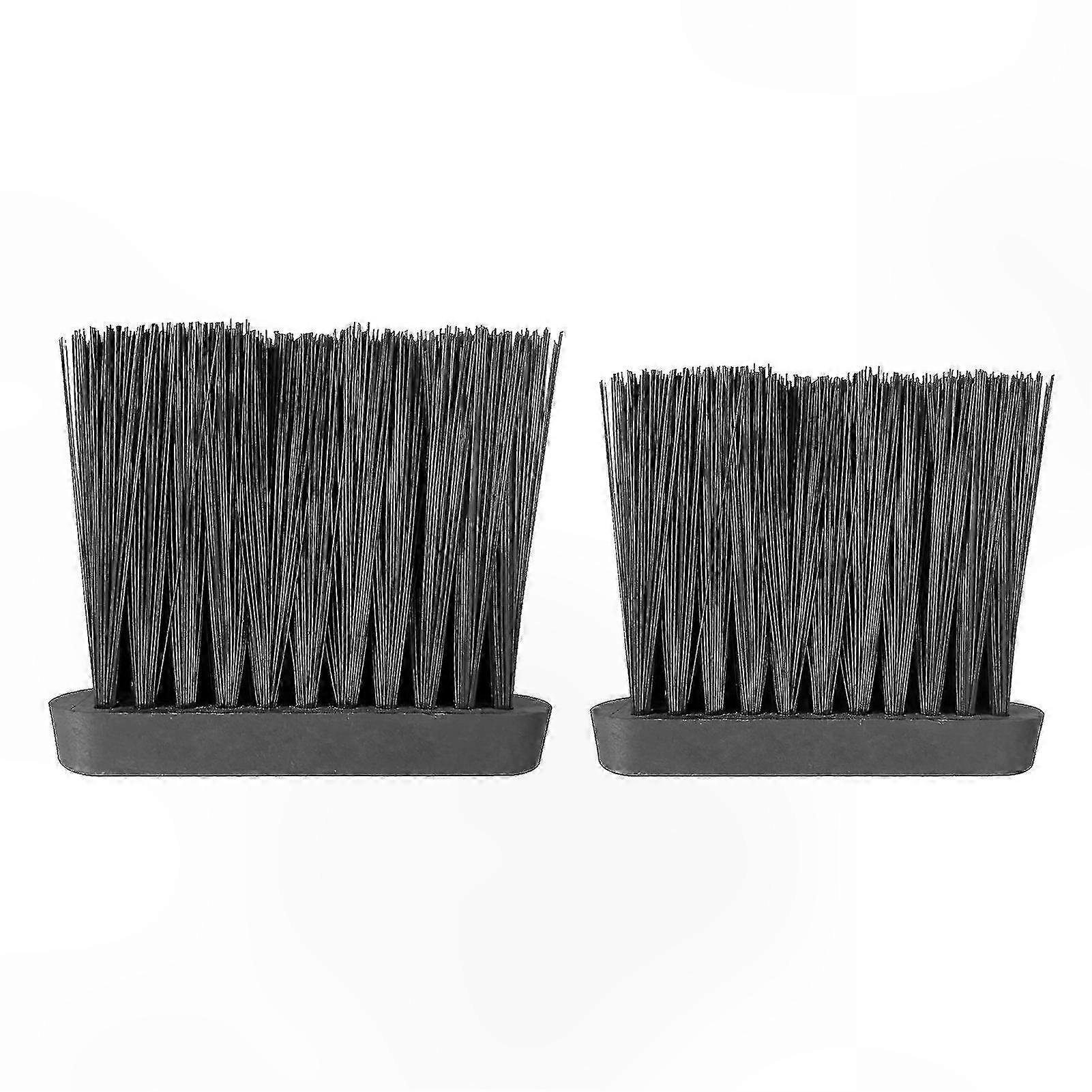 2-Pack Replacement Brush Heads for Fireplace Cleaning Tools Oblong Shape