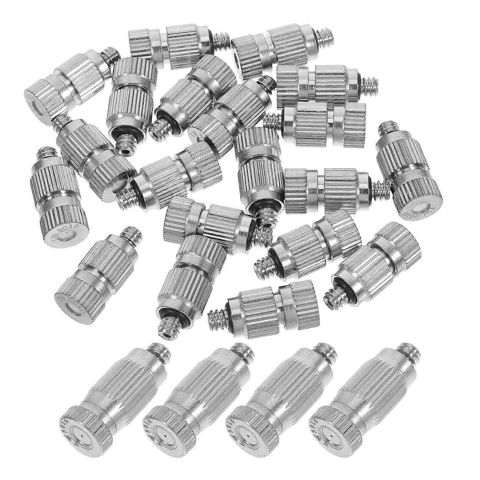 20Pcs High Pressure Copper Misting Nozzle For Efficient Dust Removal In Textile Workshops And Landscape Misting