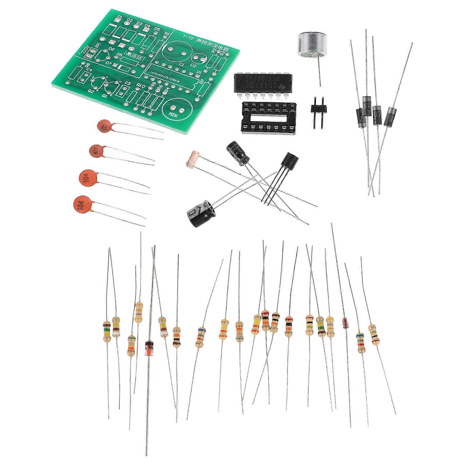 Sound Trigger Module Circuit Board For Electronics Learning 5.00X4.20X0.20CM User Friendly 1 Set