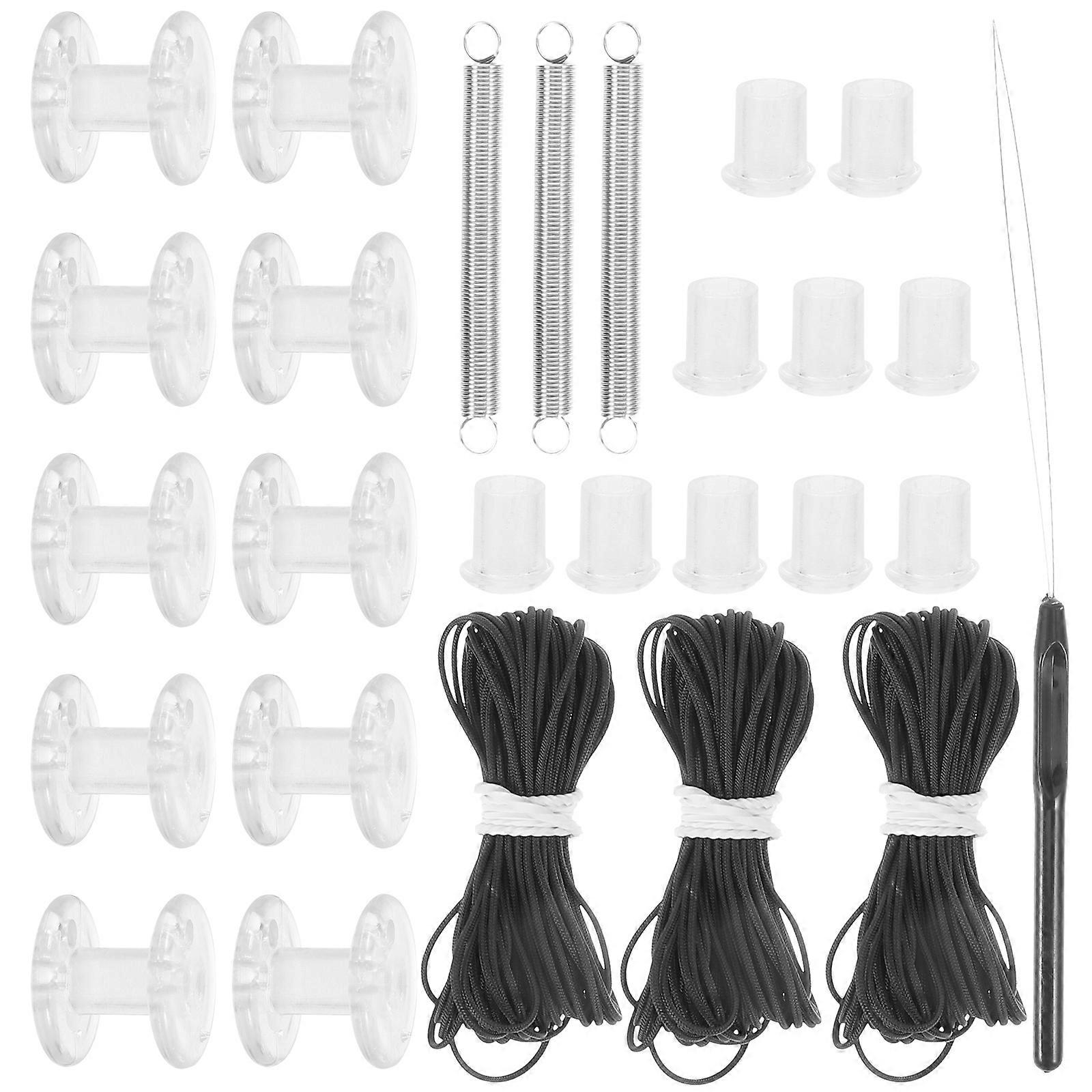 Blinds Repair Kit Window Shade Accessories Pleated Design Home Improvement Plastic 1Set