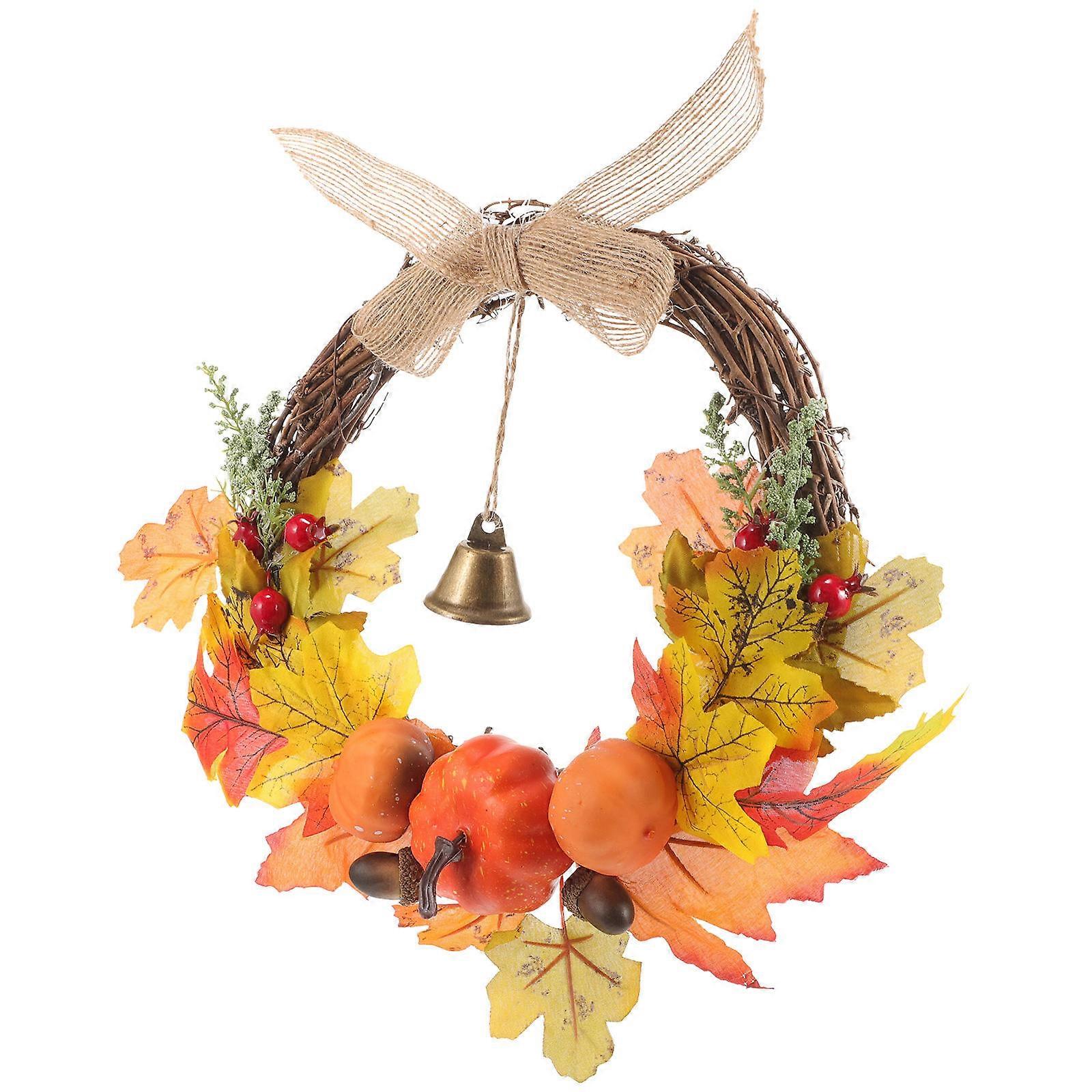 Fall Home Adornment, Stunning Thanksgiving Wreath, Easy to Hang Anywhere
