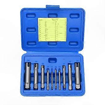 Tap Extractor Tool Set, 5/6/9/10 Pieces, Removes Broken Taps from 3 to 20mm, Durable Claw Design for Easy Removal