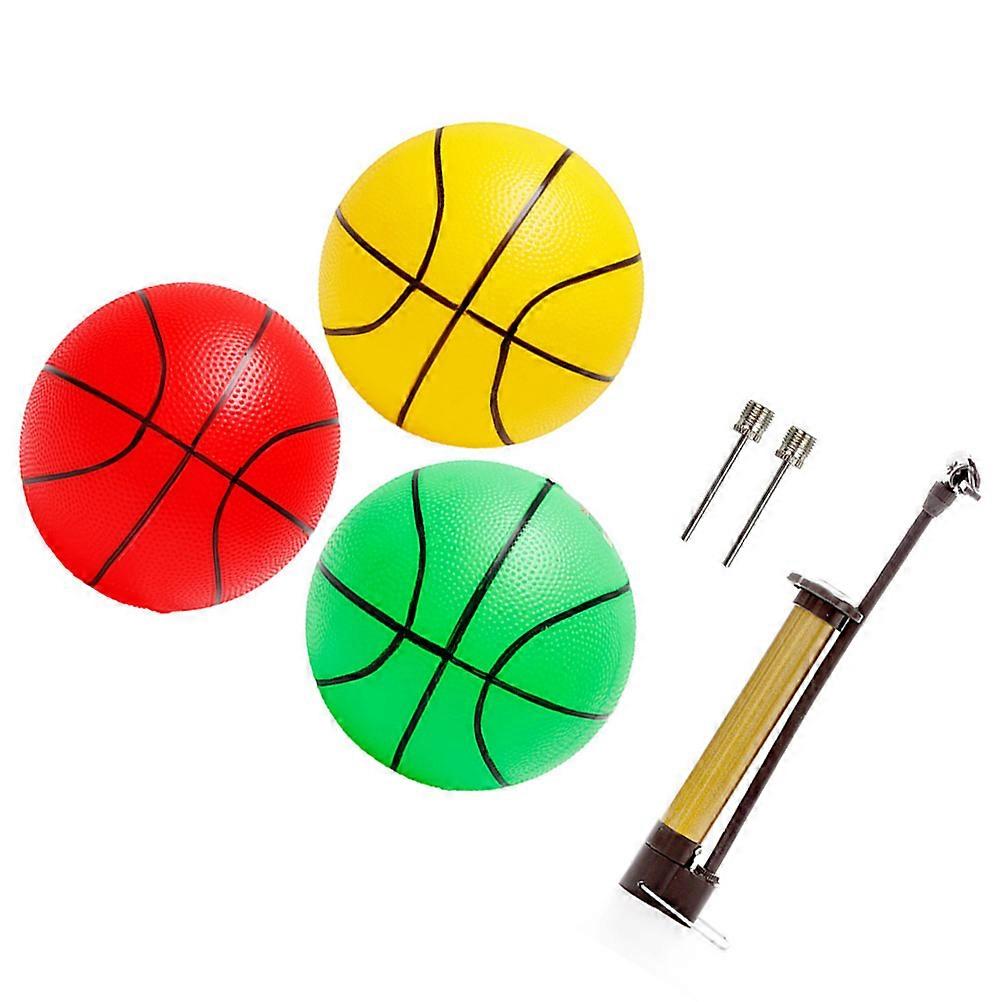 3pcs Thickened PVC Basketball Balls for Pump – Fun Indoor Playthings for Creative Play