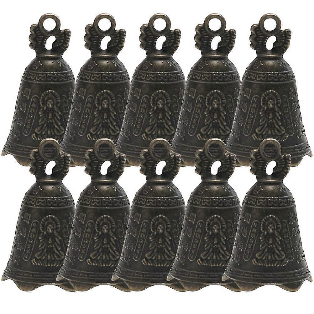 Vintage Iron Bell Pendants Decorative Hanging Bells for DIY Wind Chimes, Home Decor, Craft Projects & Relaxing Ambiance