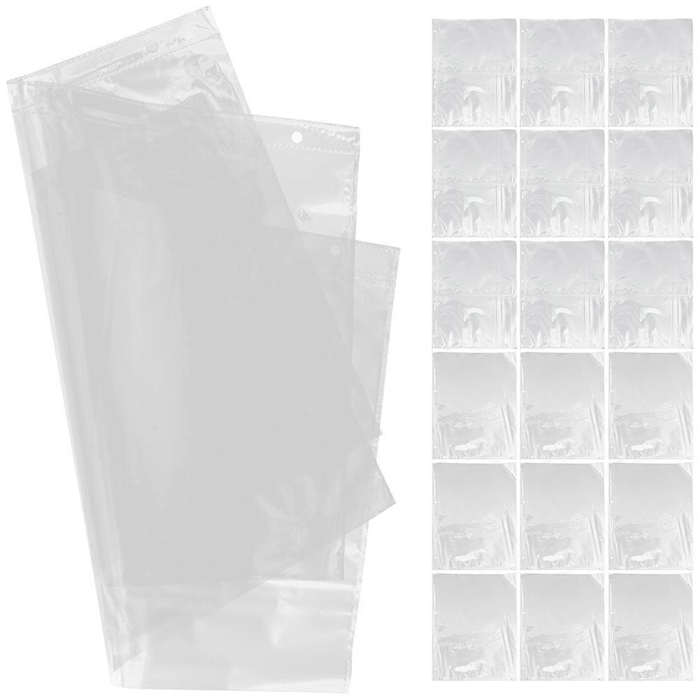Transparent Reusable Photo Sleeves for Collectors 50 Pieces PP Material Convenient Postcard Pockets for Home Use