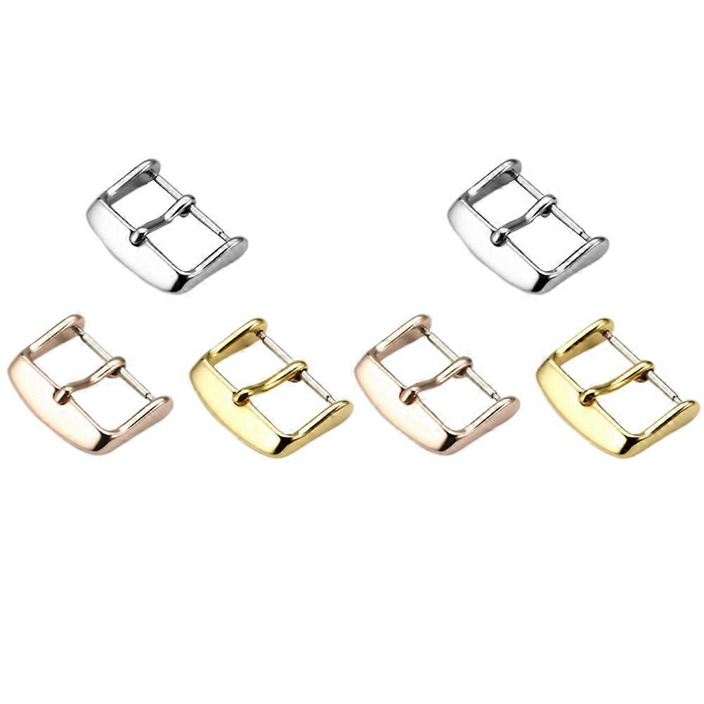 Fine Steel Watch Clasp 6Pcs Easy To Install Replacement For Classic Bands In Assorted Color