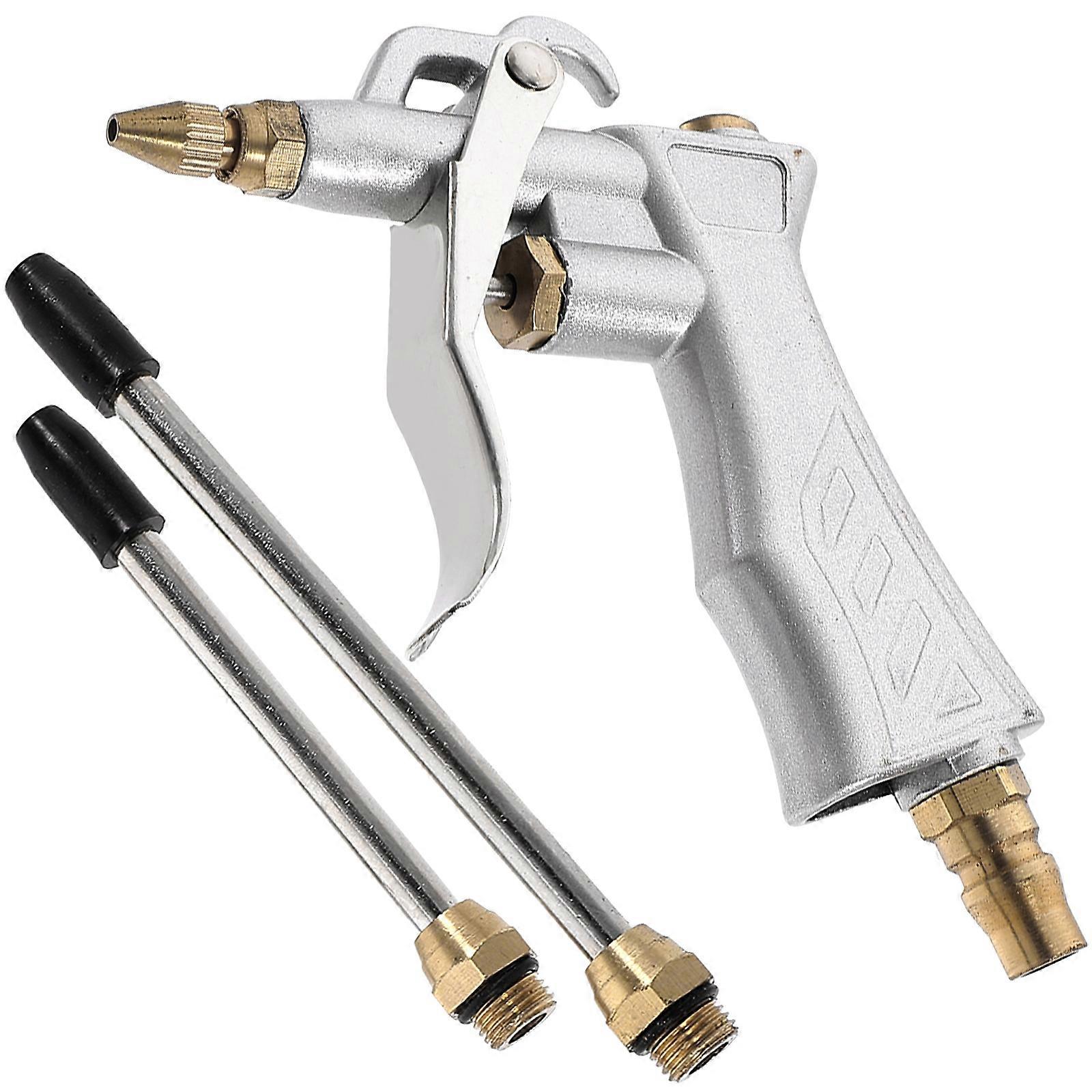 Air Blower Tool for Car with Strong Blowing and Energy Saving Features Made of Stainless Steel Silver