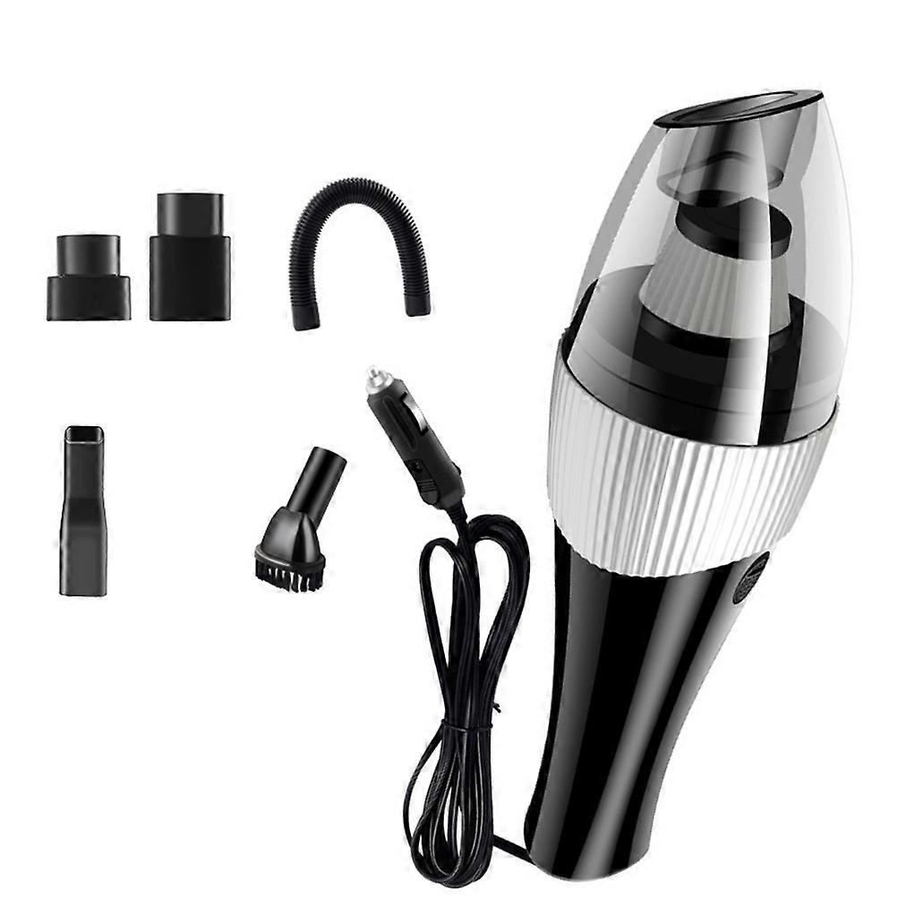 Portable Car Washer with Ergonomic Handle for Cleaning Dust Dirt in Car Made of ABS Black