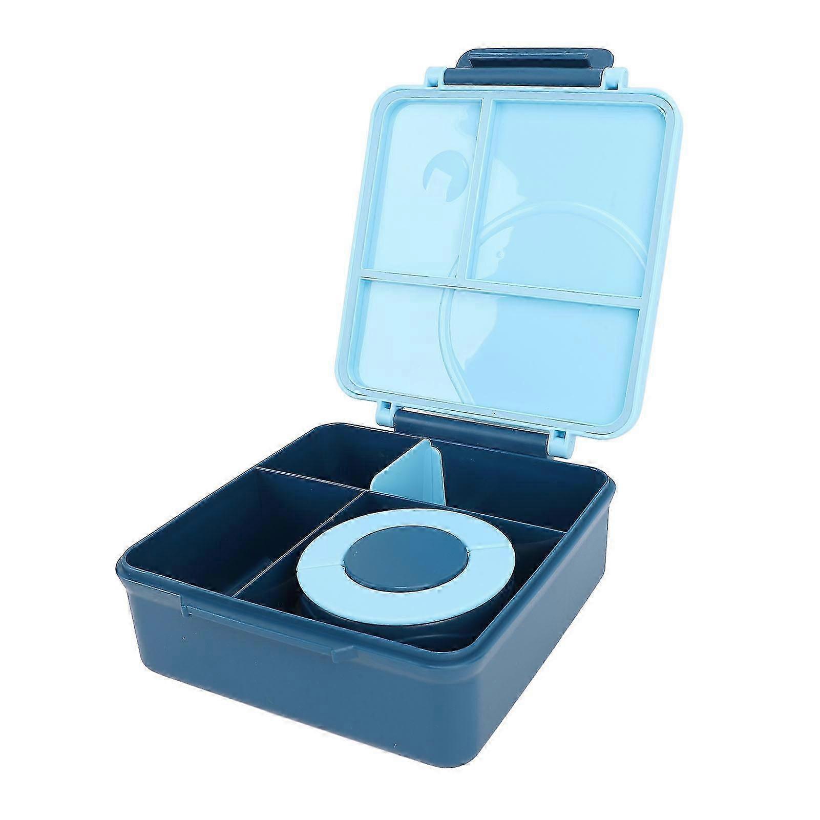Lunch Container With Handle Sealed Multi Compartments Dishwasher Safe Lunch B...