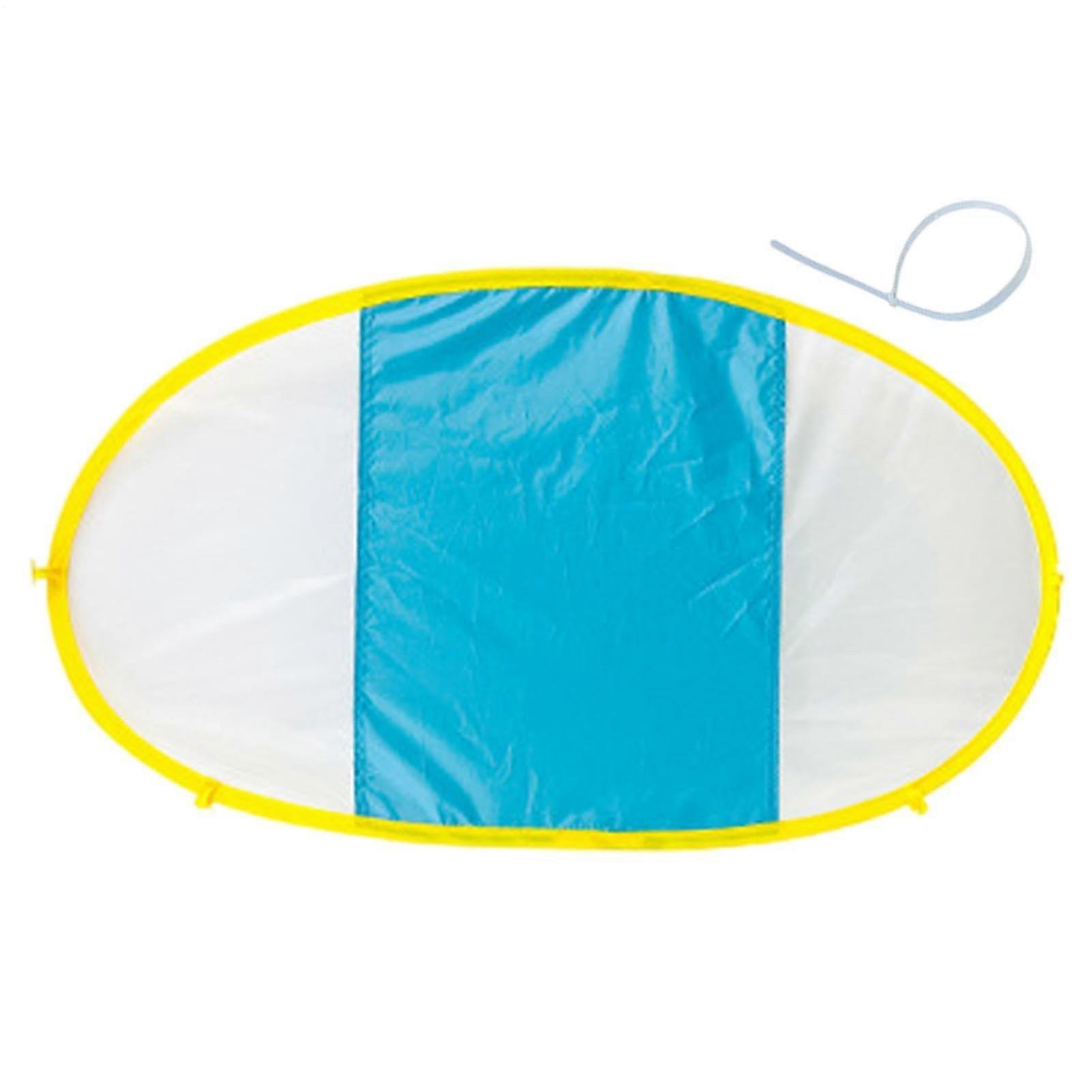 Swimming Ring Canopy, Baby Pool Float Sunshade Removable Sun Protection Pool Float Sunshade, Waterproof Swimming Accessories for Girls Blue