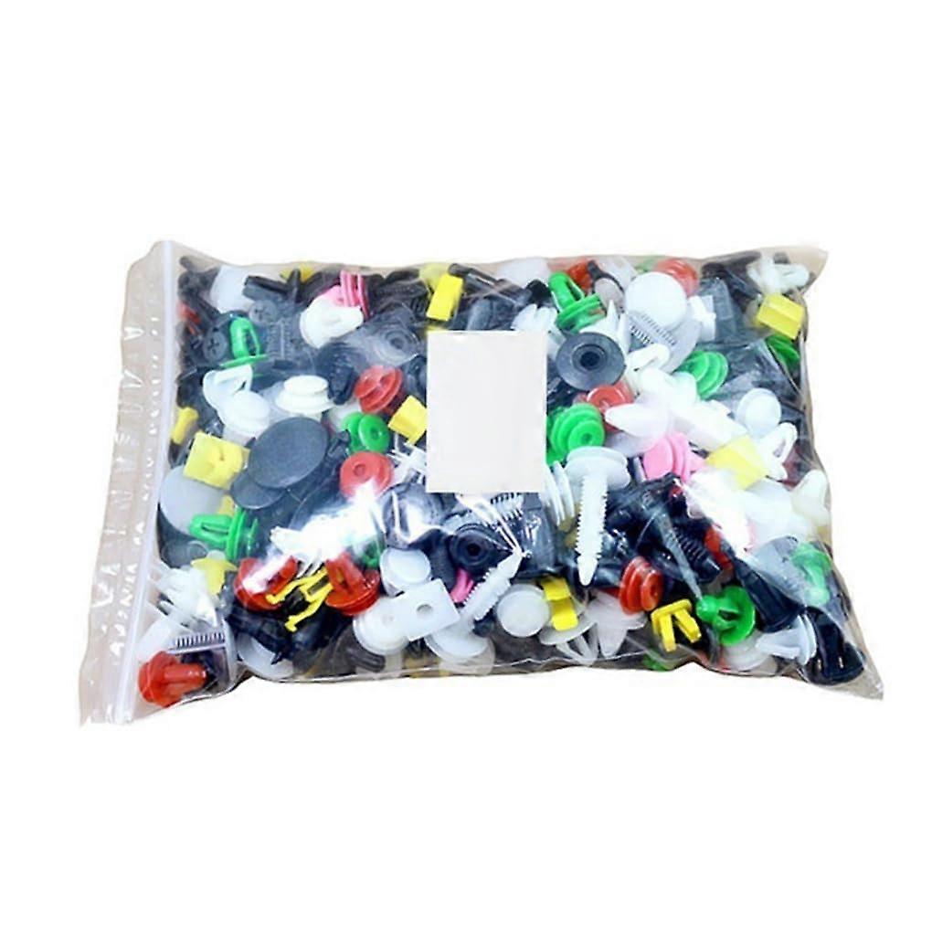 50 Pcs Plastic Car Dashboard Trim Clips Push Pins Universal Fasteners Maintenance Kit Random Color
