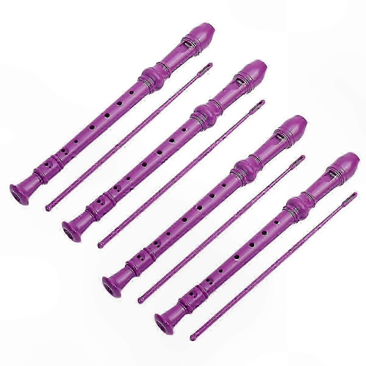 Beginner-Friendly 8-Hole ABS Treble Recorder for Kids - Lightweight and Durable Wind Instrument for Music Education