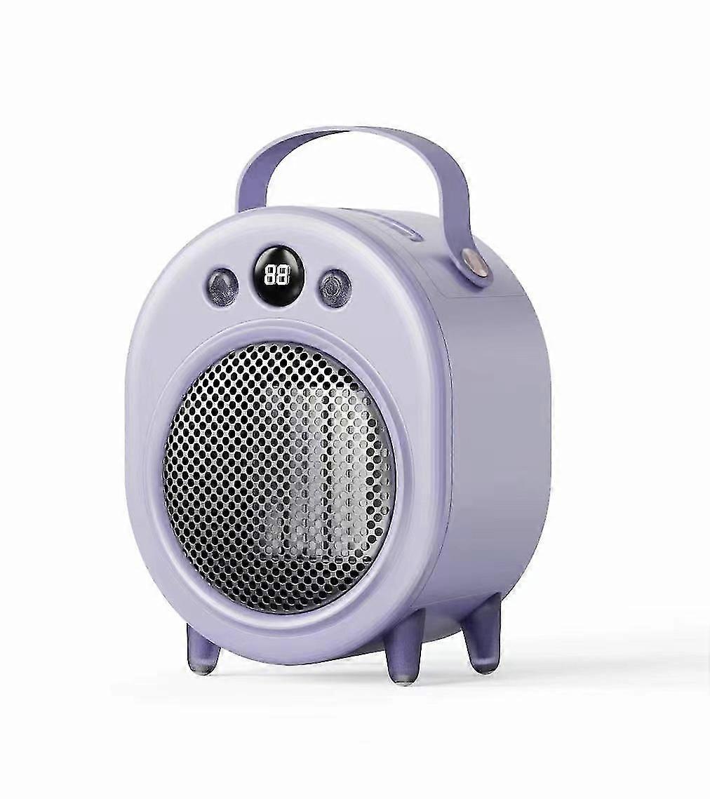 Desktop Heater Small Home Bedroom Portable Heater Digital Display Timer Heater