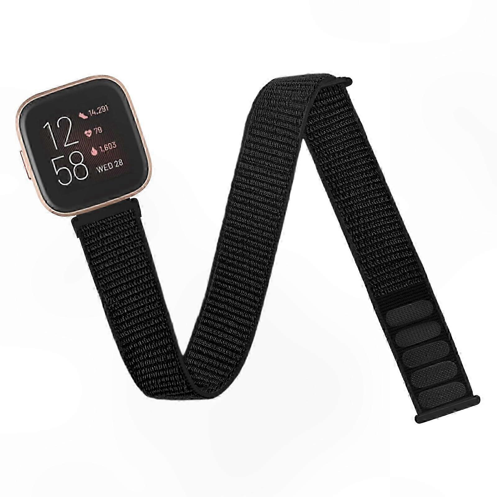 Black Armband Ankle Strap for Fitbit Versa Series SE Models
