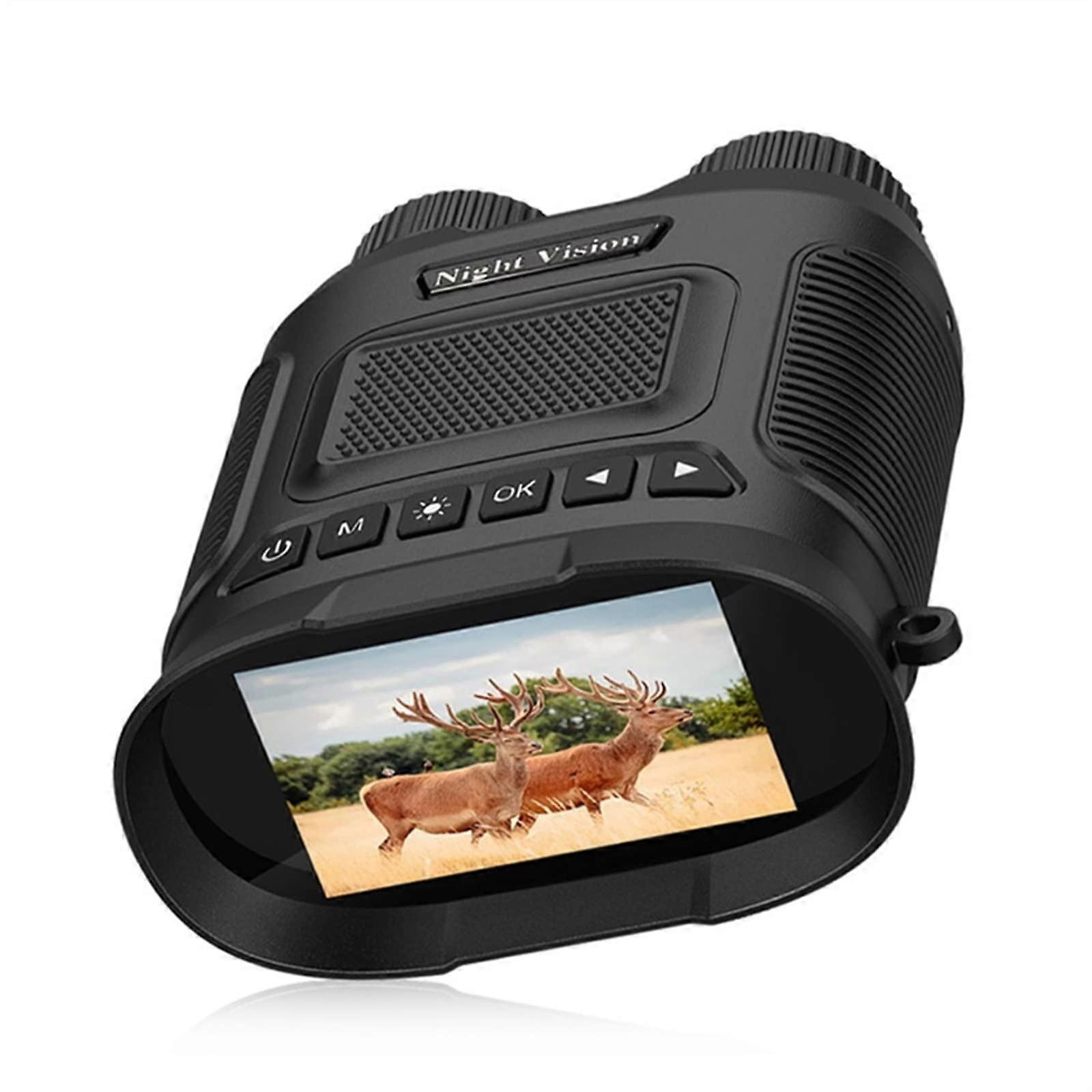 Night Vision Goggles Digital Infrared Binocular 2.5KD Video Resolution 8X Zoom 32GB Card Nero