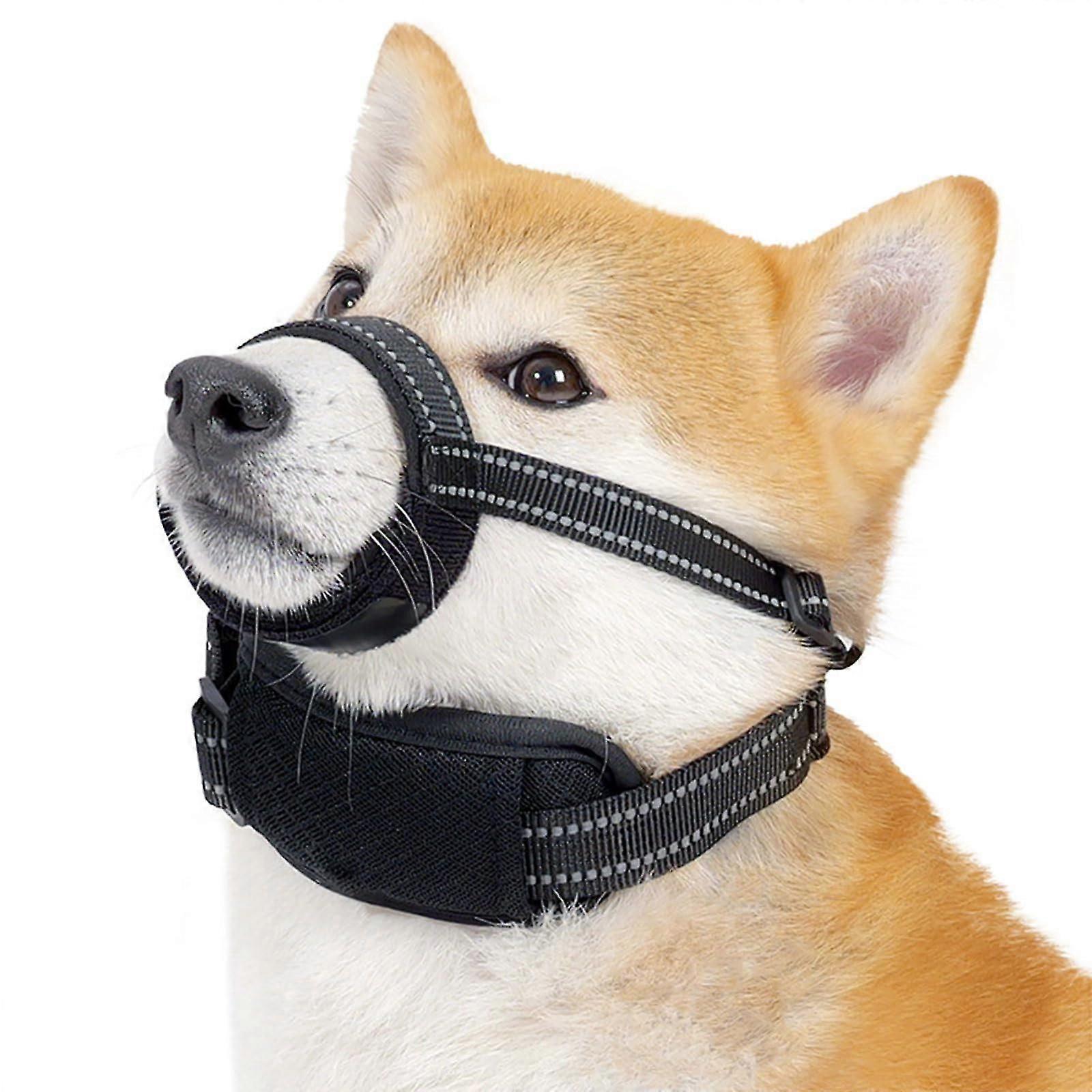 Dog Muzzle for Small & Large Breeds, Safe Comfortable Outdoor Use, Bark Control