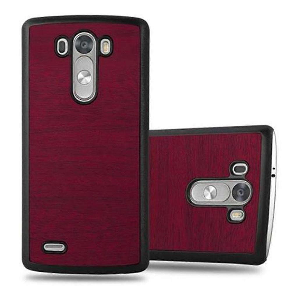 LG G3 Case Protective Case - Hard Cover in Wood Look
