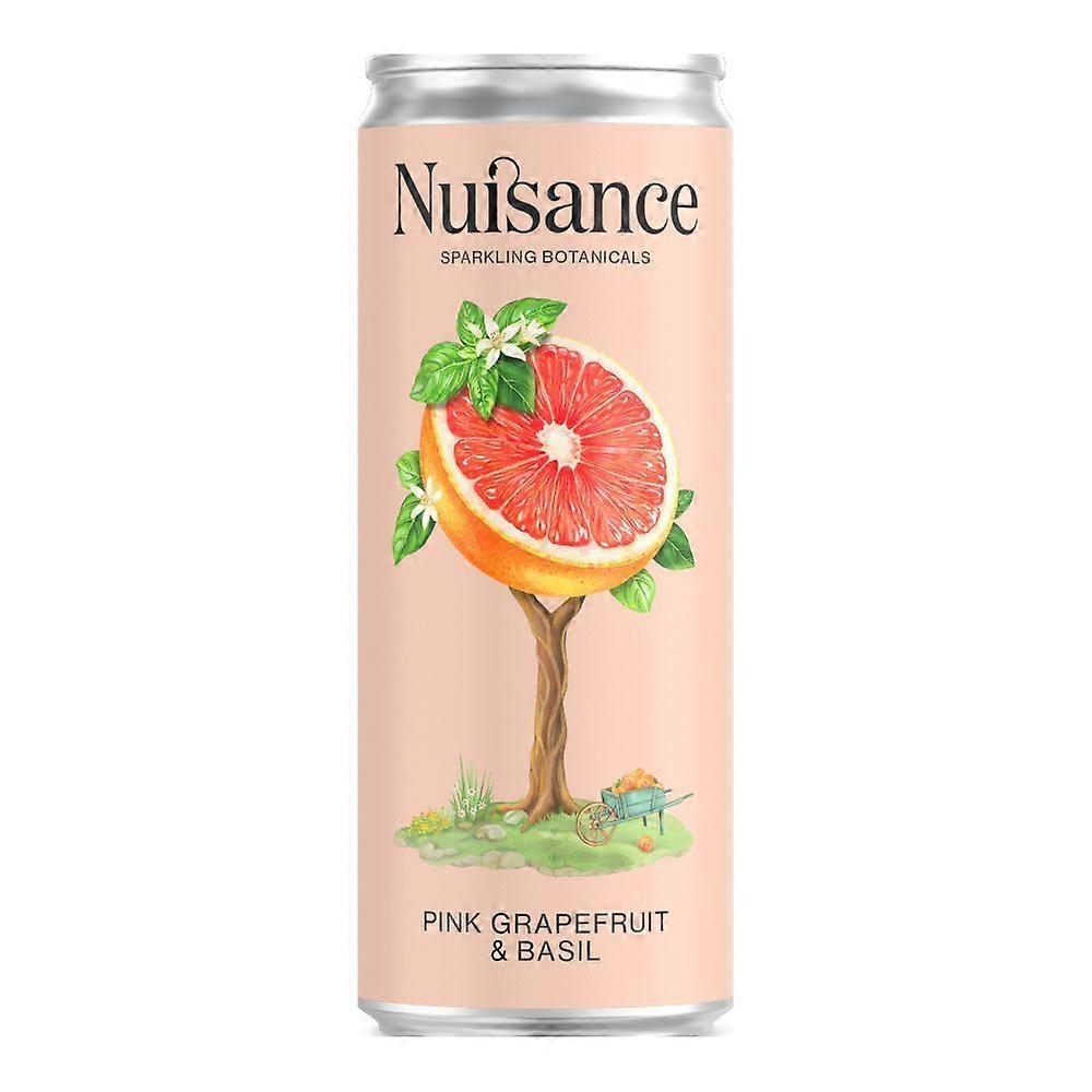 Nuisance Drinks Nuisance Pink Grapefruit & Basil 250ml - 4 Pack
