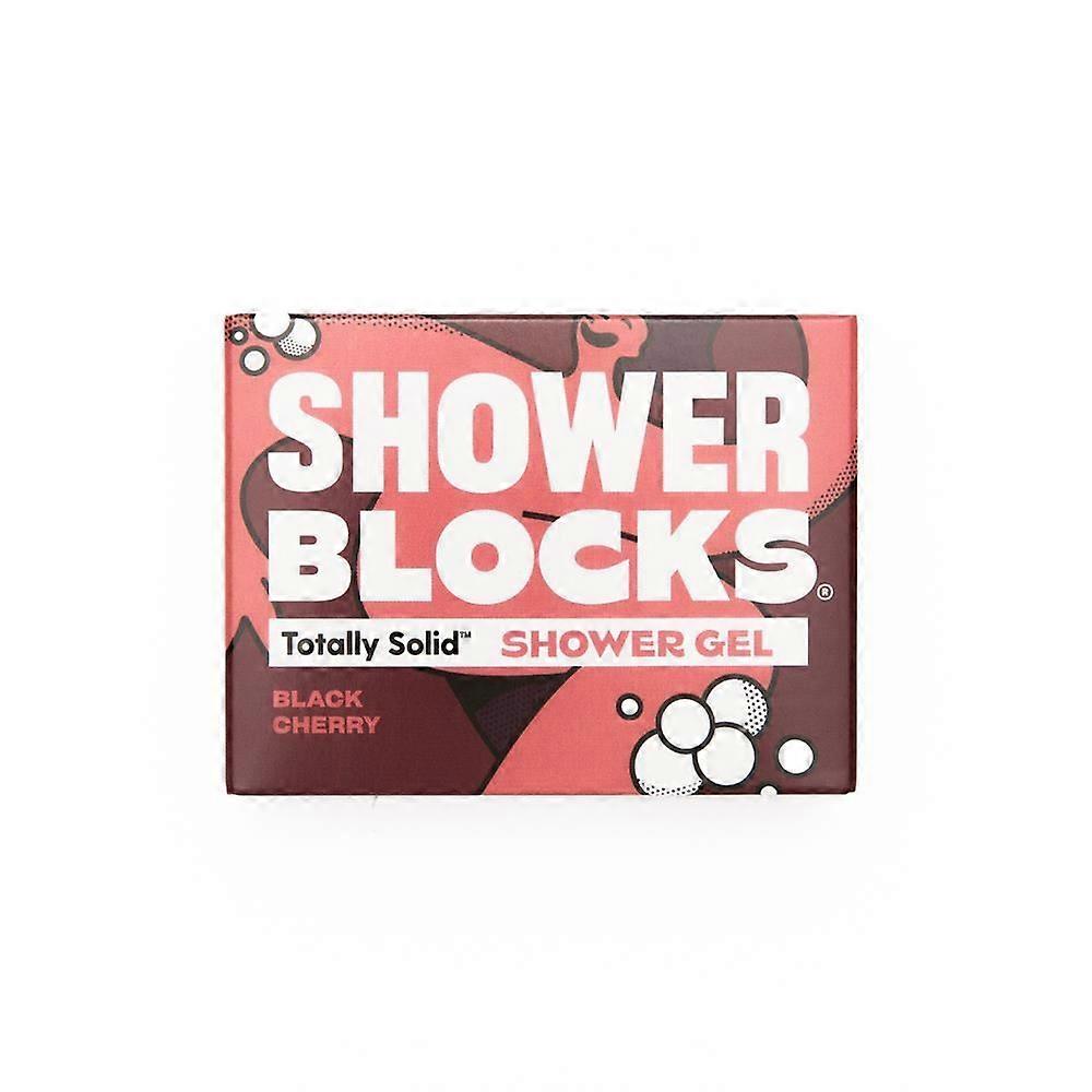 Shower Blocks Solid Shower Gel in Black Cherry 100g - 3 Pack