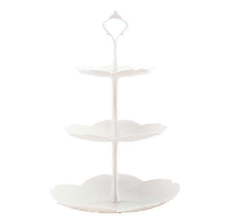Cake Stand - Pure White Elegant Dessert Cupcake Stand