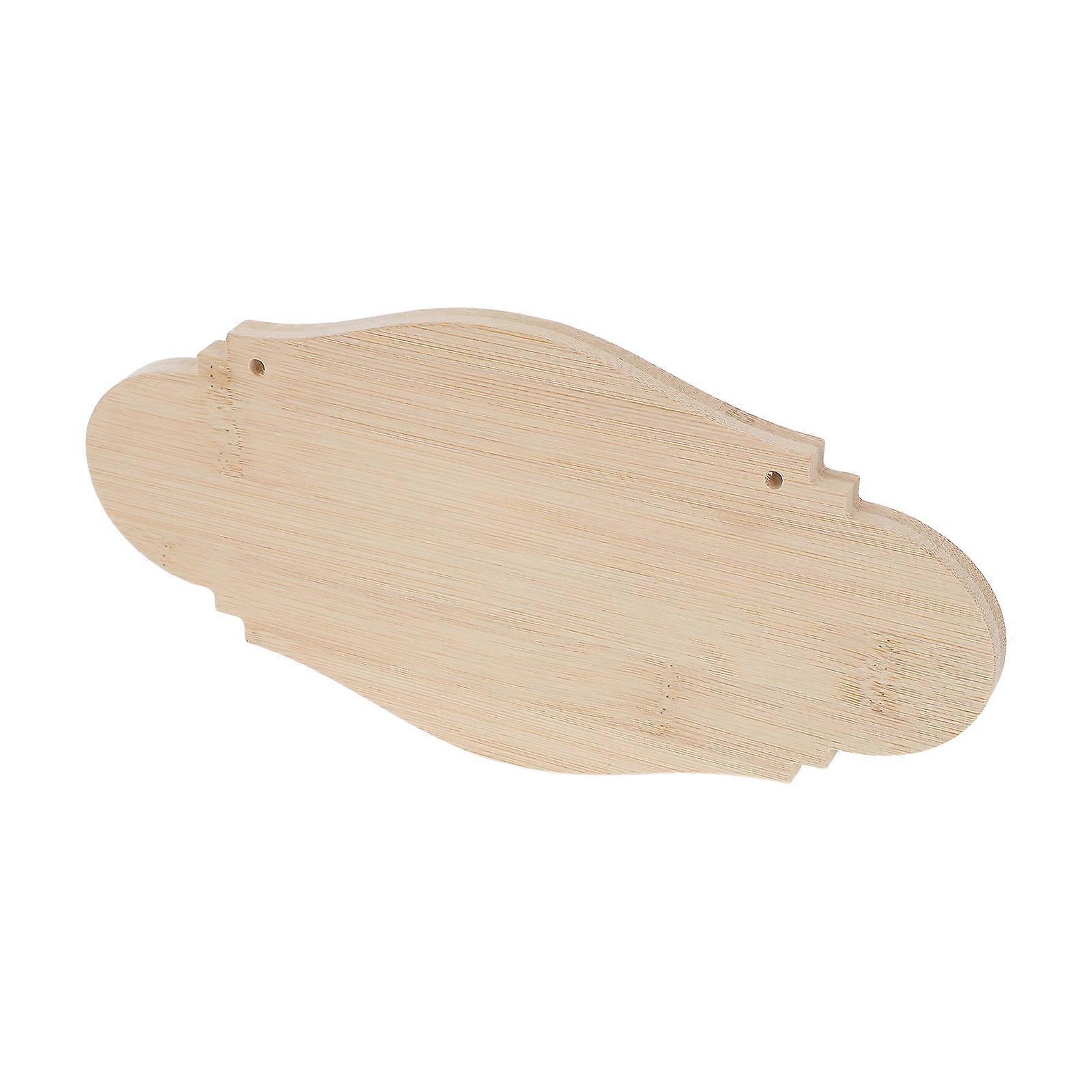 It sounds like you're describing a **blank bamboo sign** or **unfinished bamboo plaque** that can be used for various purposes like:
**Business