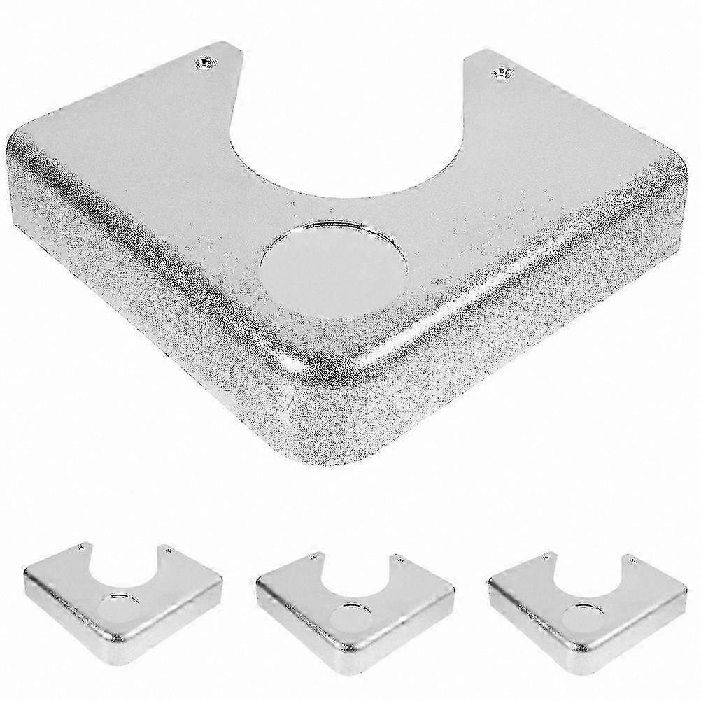 4-Pack Metal Corner Plates for Pool Tables