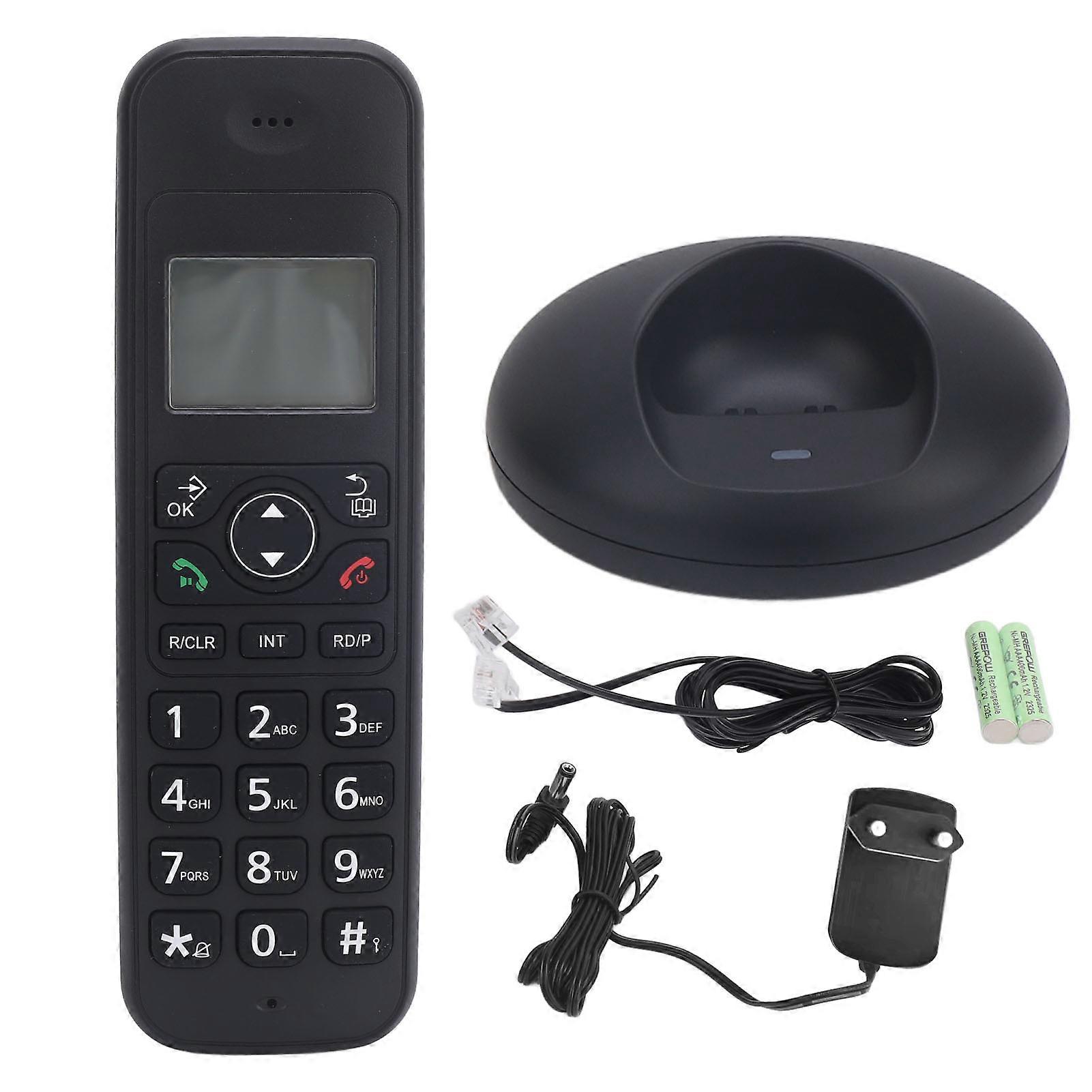 Handset Cordless Phone with Caller ID Waiting Call Blocking Full Duplex Speakerphone Backlit Display Big Buttons for Elderly