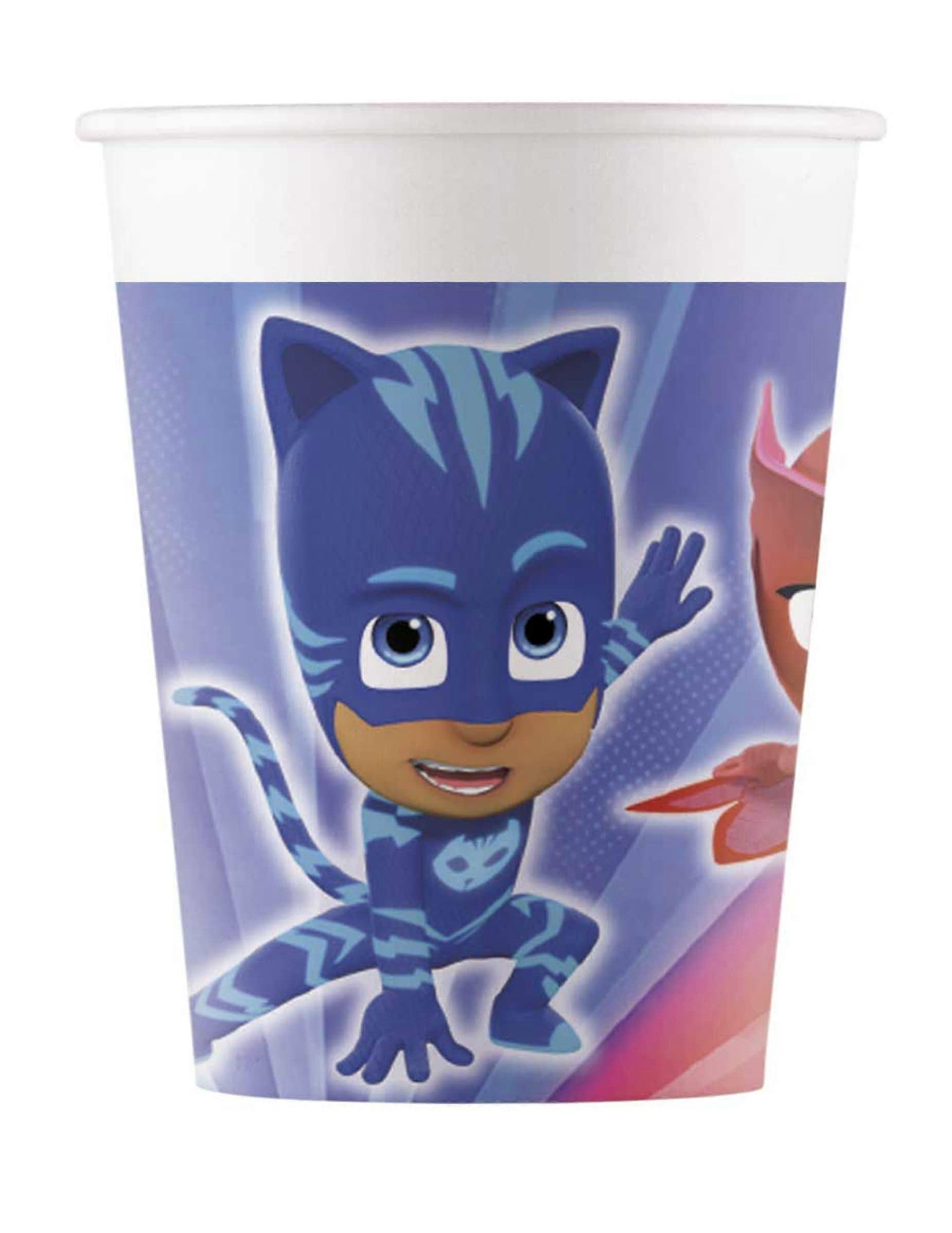 8 carton cups Pyjamasques 200 ml