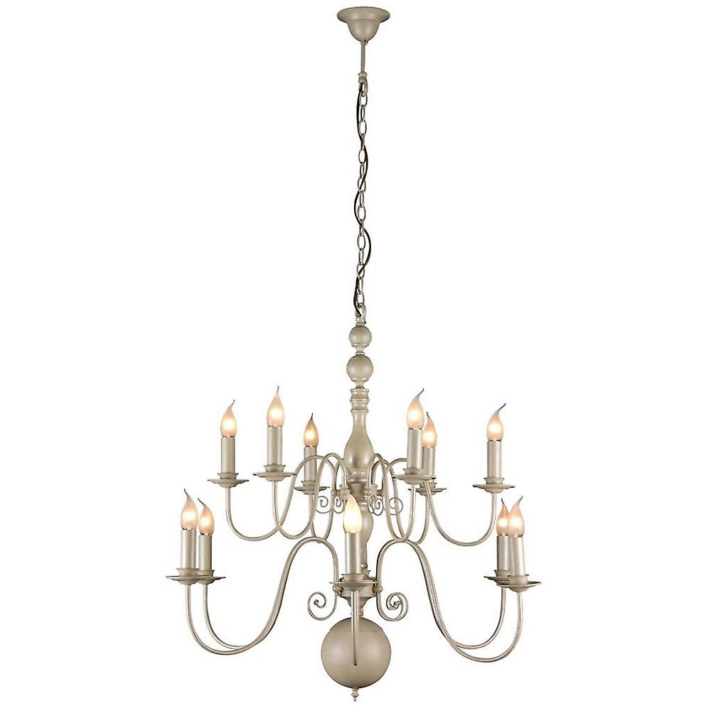 Brugge Multi Arm Chandeliers Ivory