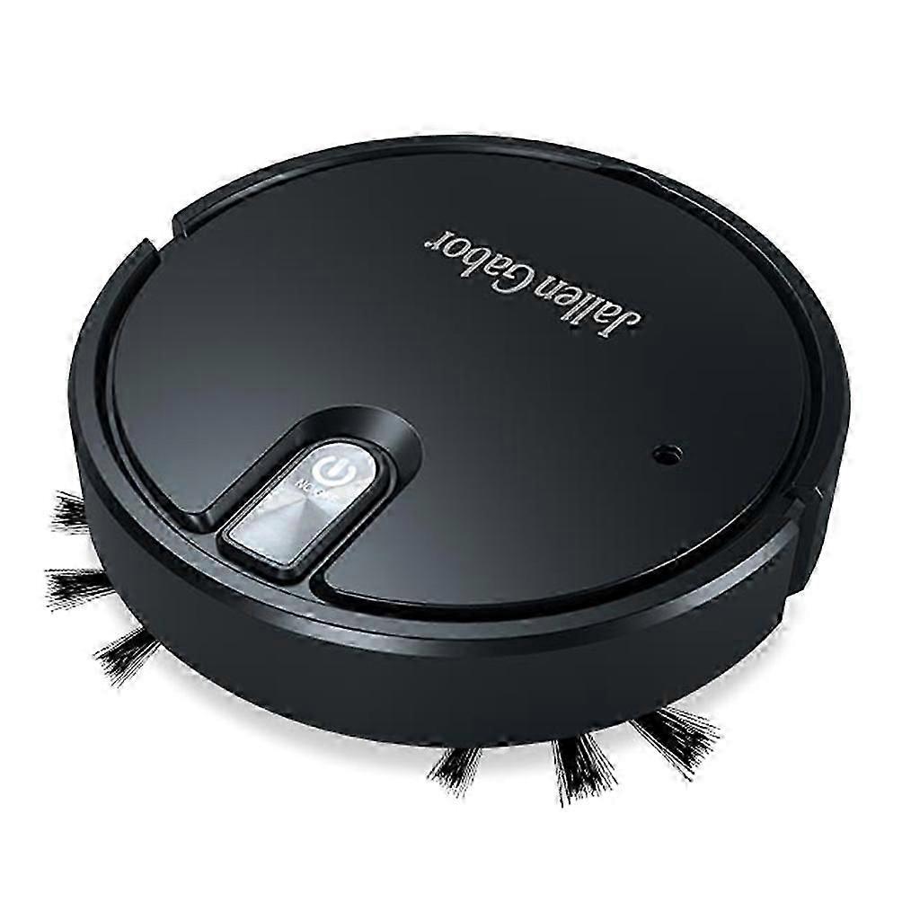 5-in-1 Robot Vacuum Cleaner Wet/Dry Use with LED Lights Low Noise Cleaning Mops
