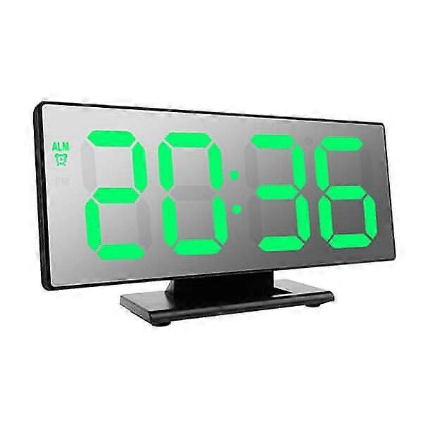 Digital alarm clock, 1 piece, dual-mode display and dual power supply methods