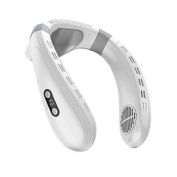 Portable neck air conditioning fan, semiconductor cooling, three-speed with memory