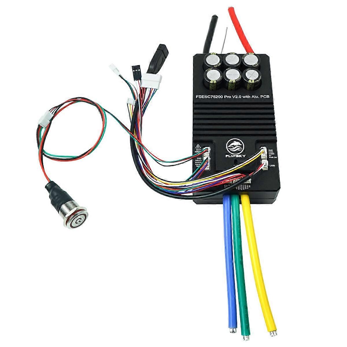 75200 Pro V2.0 ESC Controller with Aluminum PCB Based on for Electric Skateboard / Scooter / Ebike Speed Controller