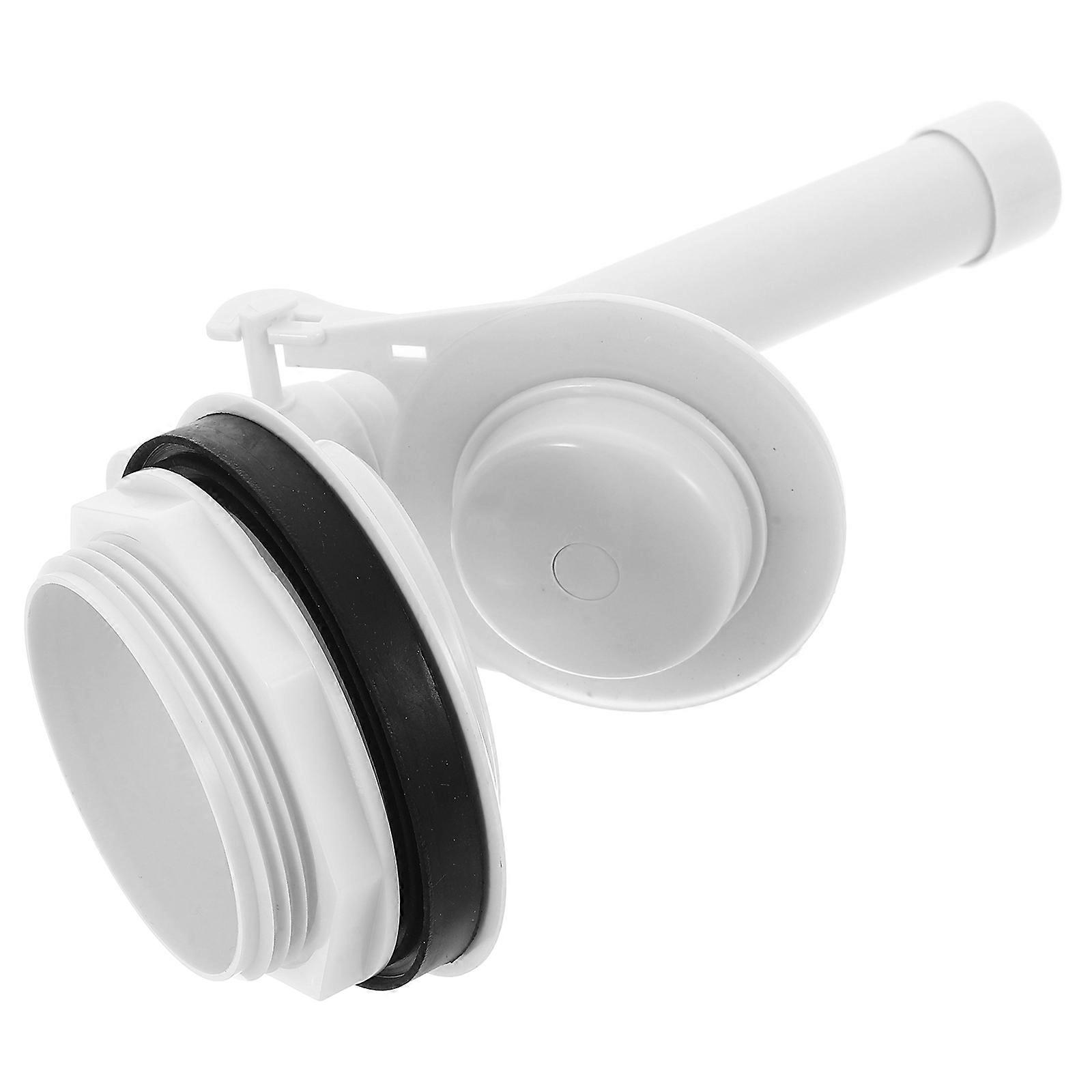 Toilet Flush Valve with Seal Ring and Screws for Easy Repair ABS Rubber Most Models