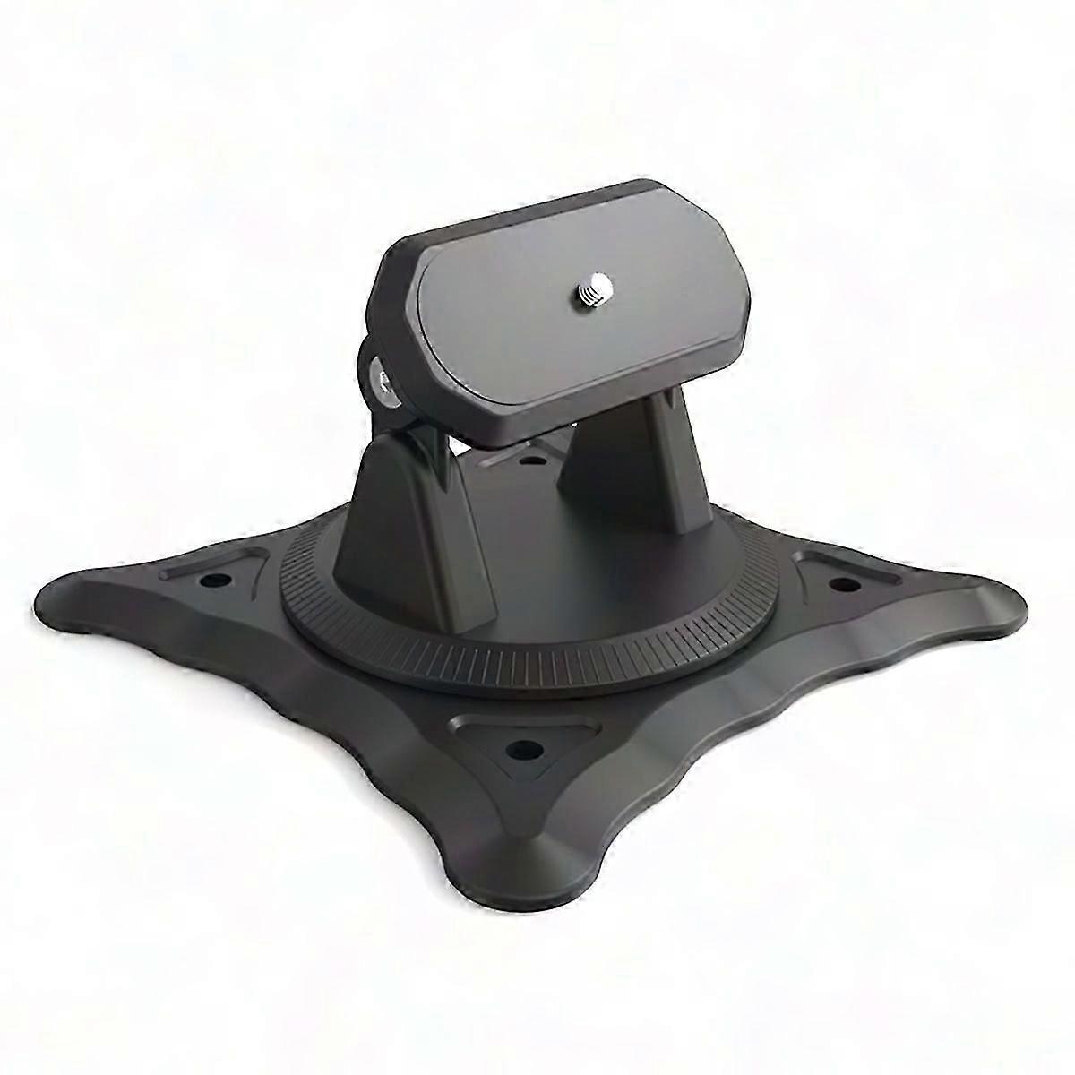 Multi-Functional Projector Gimbal: 360 Rotation, Desktop & Wall Mount Bracket with Lift