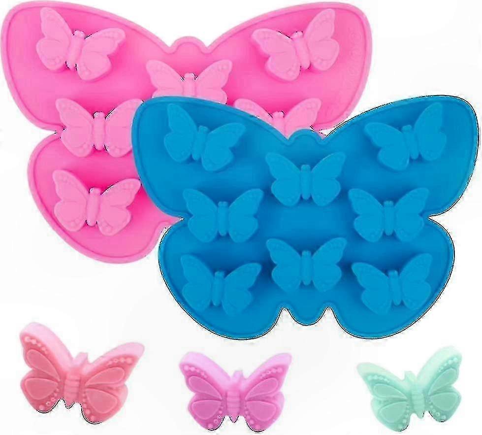 Silicone Butterfly Mold Set for Ice Cubes, Wax Melts, and Chocolate Crafting