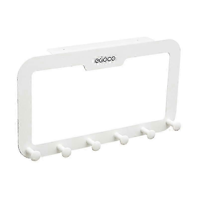 Six Hooks Door Hooks Creative Simple No Trace Nail-Free for Home Decoration