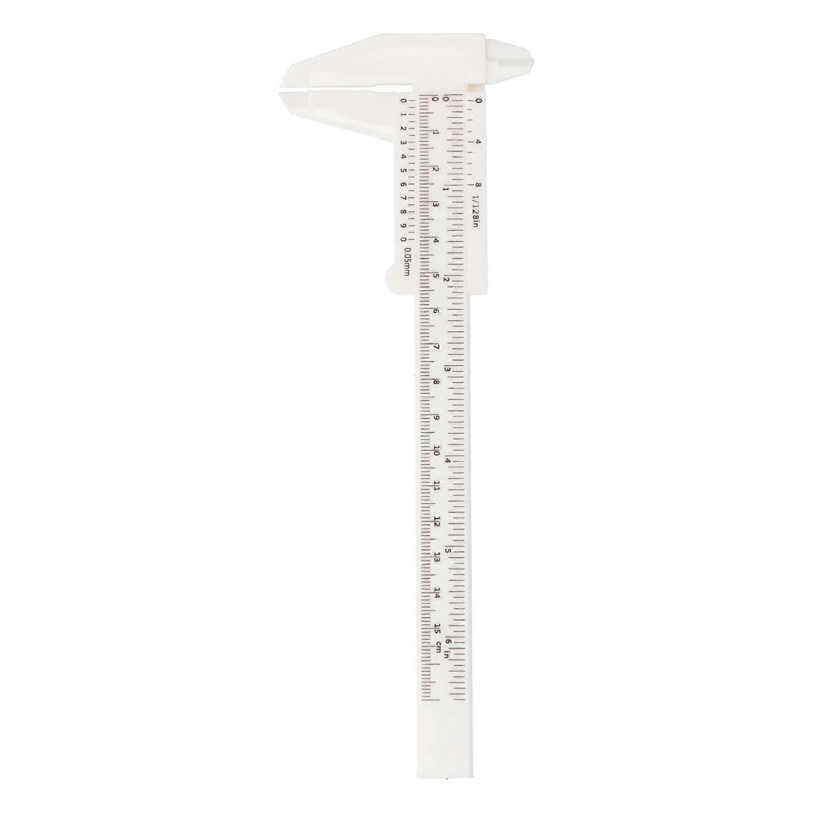 Plastic Calipers Mini Vernier Caliper For Students Office Use