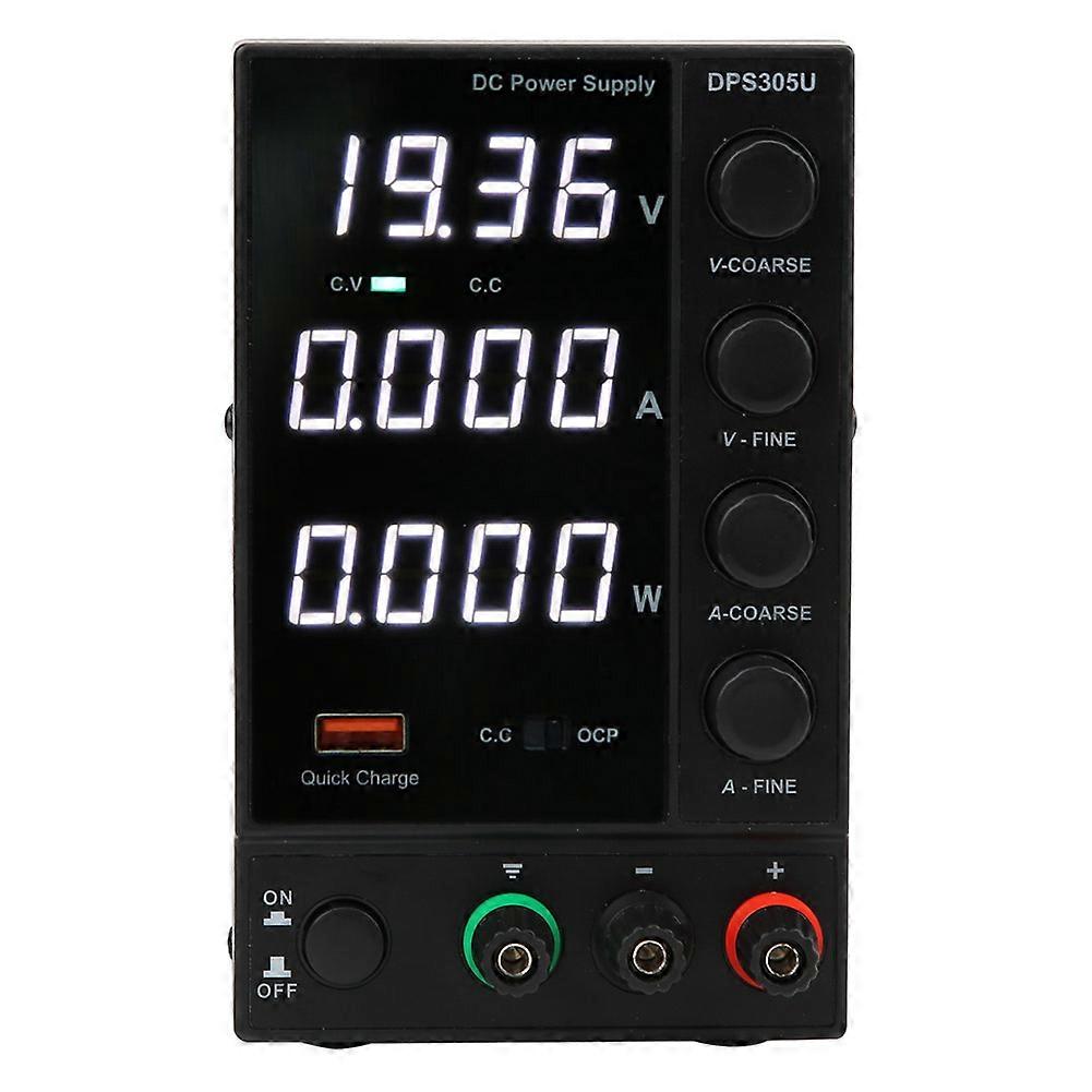 30V 5A Adjustable DC Power Supply Regulator LCD Display EU Plug